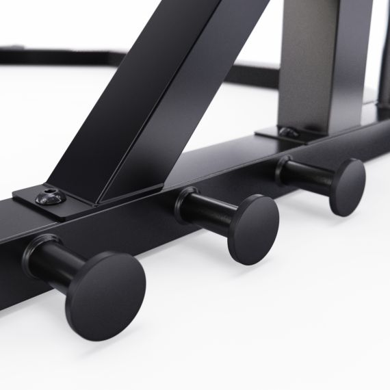 СИЛОВАЯ СТОЙКА ДЛЯ ПРИСЕДАНИЙ СО ШТАНГОЙ DFC CAP , ЧЕРНАЯ