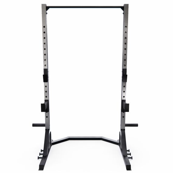 СИЛОВАЯ СТОЙКА ДЛЯ ПРИСЕДАНИЙ СО ШТАНГОЙ DFC CAP , СЕРАЯ