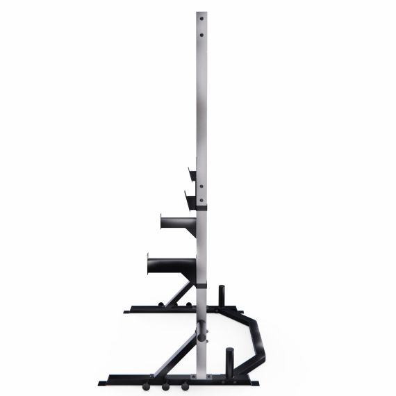 СИЛОВАЯ СТОЙКА ДЛЯ ПРИСЕДАНИЙ СО ШТАНГОЙ DFC CAP , СЕРАЯ