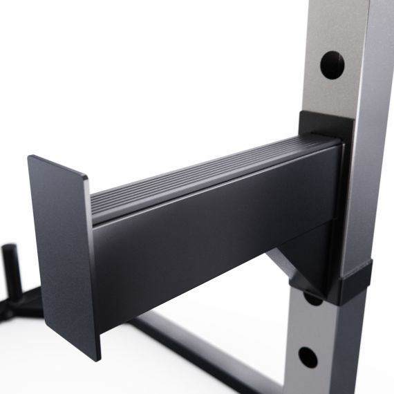 СИЛОВАЯ СТОЙКА ДЛЯ ПРИСЕДАНИЙ СО ШТАНГОЙ DFC CAP , СЕРАЯ