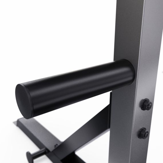 СИЛОВАЯ СТОЙКА ДЛЯ ПРИСЕДАНИЙ СО ШТАНГОЙ DFC CAP , СЕРАЯ