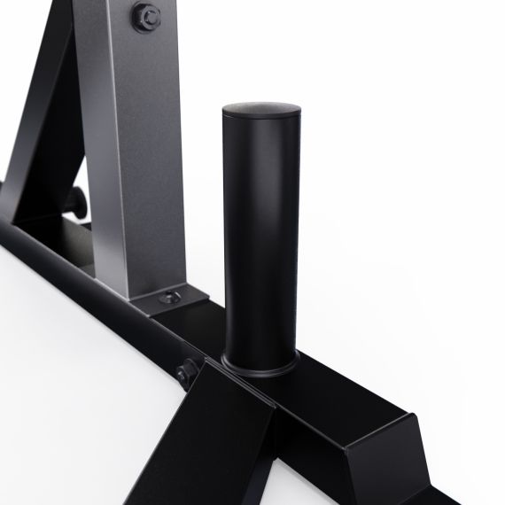 СИЛОВАЯ СТОЙКА ДЛЯ ПРИСЕДАНИЙ СО ШТАНГОЙ DFC CAP , СЕРАЯ