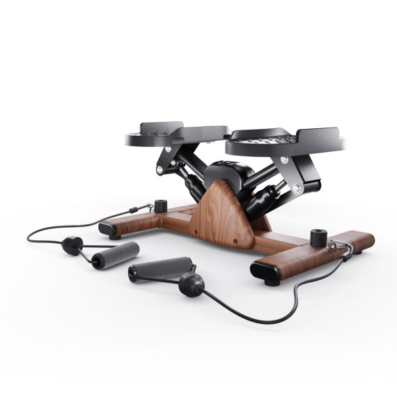 БАЛАНСИРОВОЧНЫЙ СТЕППЕР DFC WOODFIT С ЭСПАНДЕРАМИ