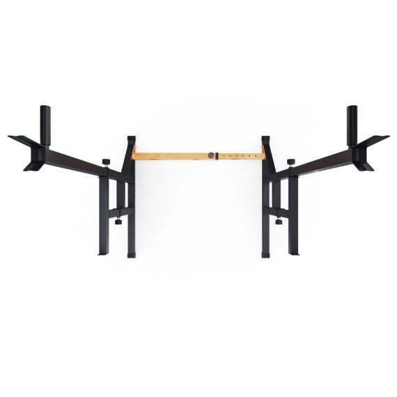 СТОЙКА ДЛЯ ШТАНГИ С ПОДСТРАХОВКОЙ DFC Y-GYM TF-63, С УПОРАМИ ДЛЯ ОТЖИМАНИЙ