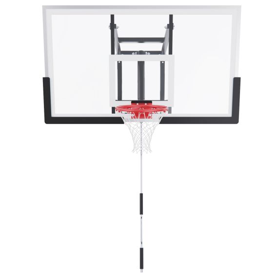 БАСКЕТБОЛЬНЫЙ ЩИТ DFC СО СЪЁМНЫМ РЕГУЛЯТОРОМ ВЫСОТЫ, СТЕКЛО 6 ММ, 136 Х 80 СМ