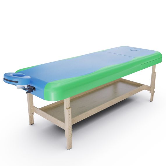 МАССАЖНЫЙ СТАЦИОНАРНЫЙ СТОЛ DFC SUPERIOR, 2 СЕКЦИИ
