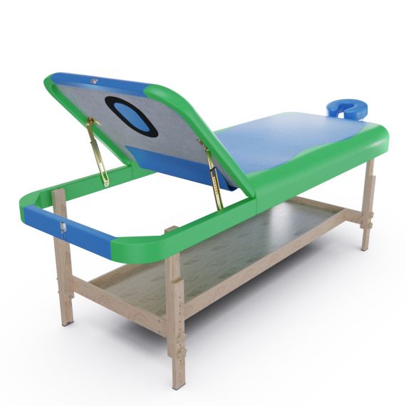 МАССАЖНЫЙ СТАЦИОНАРНЫЙ СТОЛ DFC SUPERIOR, 2 СЕКЦИИ