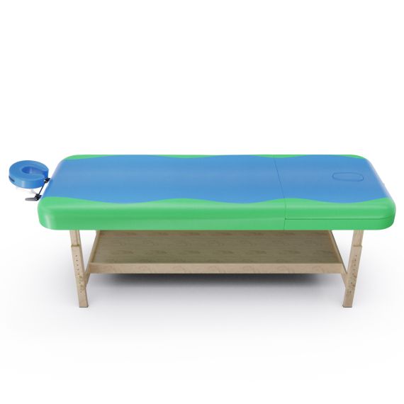 МАССАЖНЫЙ СТАЦИОНАРНЫЙ СТОЛ DFC SUPERIOR, 2 СЕКЦИИ