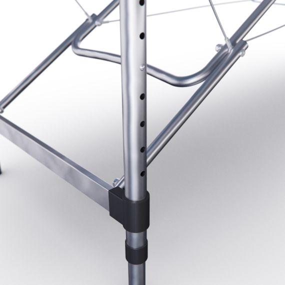 МАССАЖНЫЙ СТОЛ DFC NIRVANA ELEGANT, 186 X 70 СМ, ТОЛЩИНА 5 СМ, БЕЛО-ГОЛУБОЙ