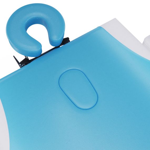 МАССАЖНЫЙ СТОЛ DFC NIRVANA ELEGANT, 186 X 70 СМ, ТОЛЩИНА 5 СМ, БЕЛО-ГОЛУБОЙ