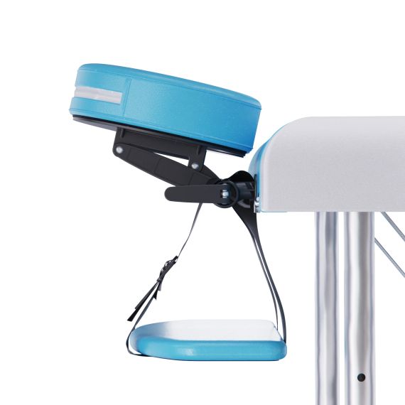 МАССАЖНЫЙ СТОЛ DFC NIRVANA ELEGANT, 186 X 70 СМ, ТОЛЩИНА 5 СМ, БЕЛО-ГОЛУБОЙ