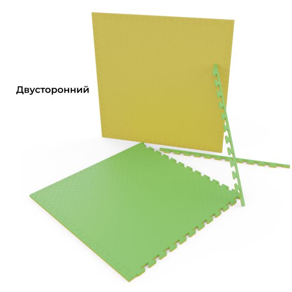БУДО-МАТ EVA DFC 100 X 100 СМ, 20 ММ, ЦВЕТ ЖЕЛТО-ЗЕЛЕНЫЙ