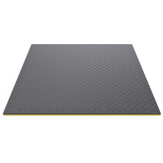 БУДО-МАТ EVA DFC 100 X 100 СМ, 20 ММ, ЦВЕТ ЖЕЛТО-ГРАФИТОВЫЙ