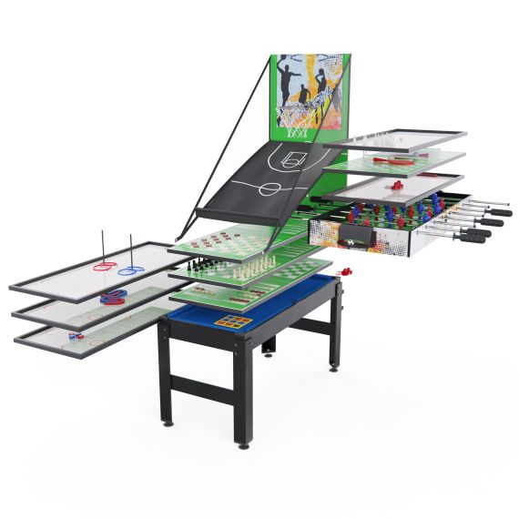 ИГРОВОЙ СТОЛ - ТРАНСФОРМЕР 14 В 1 DFC 48" 122 X 61 СМ