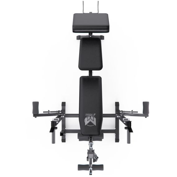 СКАМЬЯ СО СТОЙКАМИ ПОД ШТАНГУ DFC GYRONETICS GN008 С ПАРТОЙ ДЛЯ БИЦЕПСА