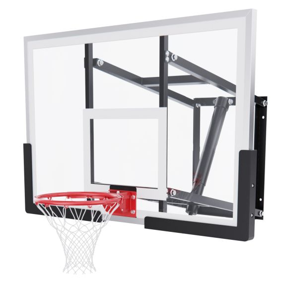 БАСКЕТБОЛЬНЫЙ ЩИТ DFC СО СЪЁМНЫМ РЕГУЛЯТОРОМ ВЫСОТЫ, ПОЛИКАРБОНАТ 2,5 ММ, 120 Х 80 СМ