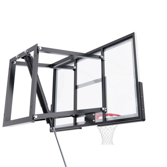 БАСКЕТБОЛЬНЫЙ ЩИТ DFC СО СЪЁМНЫМ РЕГУЛЯТОРОМ ВЫСОТЫ, ПОЛИКАРБОНАТ 2,5 ММ, 120 Х 80 СМ