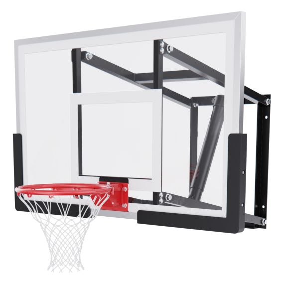 БАСКЕТБОЛЬНЫЙ ЩИТ DFC СО СЪЁМНЫМ РЕГУЛЯТОРОМ ВЫСОТЫ, ПОЛИКАРБОНАТ 2 ММ, 110 Х 70 СМ