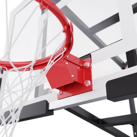 БАСКЕТБОЛЬНЫЙ ЩИТ DFC СО СЪЁМНЫМ РЕГУЛЯТОРОМ ВЫСОТЫ, ПОЛИКАРБОНАТ 2 ММ, 110 Х 70 СМ