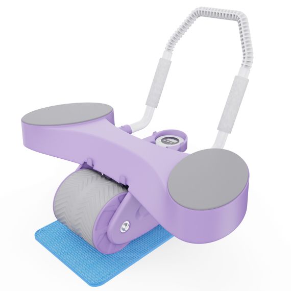 ТРЕНАЖЁР ДЛЯ ПРЕССА AB ROLLER SND-P ФИОЛЕТОВЫЙ С КОВРИКОМ 34 Х 17 X 0.6 CМ