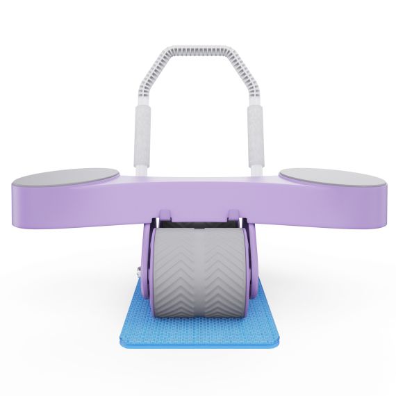 ТРЕНАЖЁР ДЛЯ ПРЕССА AB ROLLER SND-P ФИОЛЕТОВЫЙ С КОВРИКОМ 34 Х 17 X 0.6 CМ