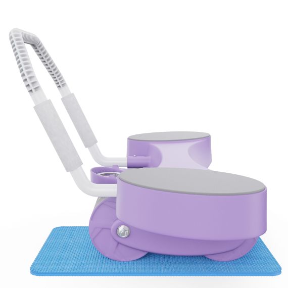 ТРЕНАЖЁР ДЛЯ ПРЕССА AB ROLLER SND-P ФИОЛЕТОВЫЙ С КОВРИКОМ 34 Х 17 X 0.6 CМ