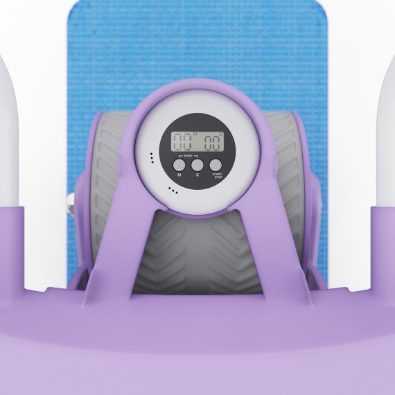 ТРЕНАЖЁР ДЛЯ ПРЕССА AB ROLLER SND-P ФИОЛЕТОВЫЙ С КОВРИКОМ 34 Х 17 X 0.6 CМ