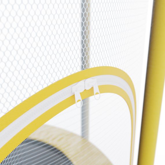 БАТУТ ДЕТСКИЙ DFC FOLDING 40" ЖЕЛТЫЙ С СЕТКОЙ