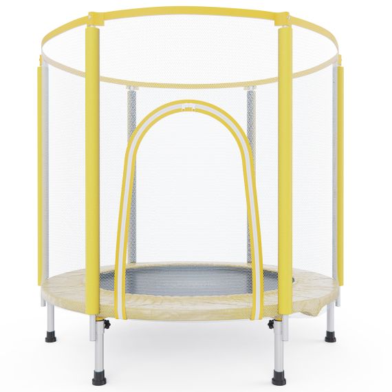 БАТУТ ДЕТСКИЙ DFC FOLDING 40" ЖЕЛТЫЙ С СЕТКОЙ