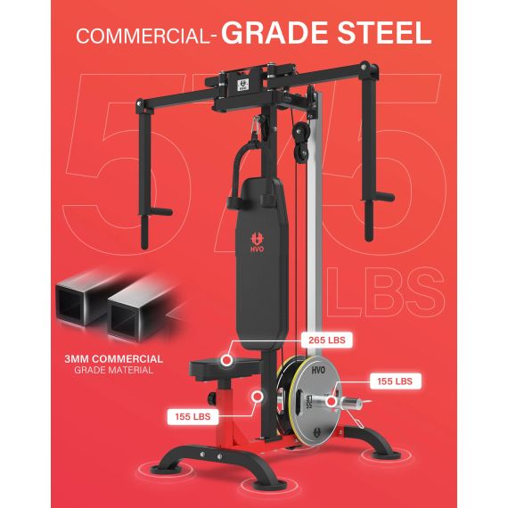 ТРЕНАЖЕР СВЕДЕНИЕ/РАЗВЕДЕНИЕ РУК, ВЕРХНЯЯ ТЯГА DFC D2042A