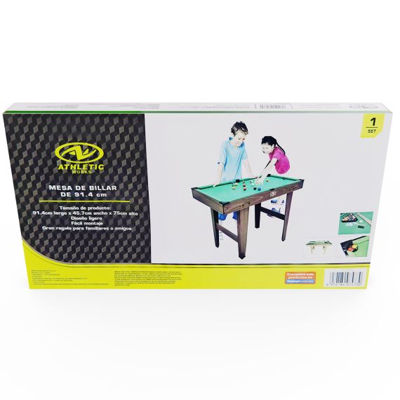 ИГРОВОЙ СТОЛ - БИЛЬЯРД  DFC ATHLETIC 36" 91 X 48 СМ