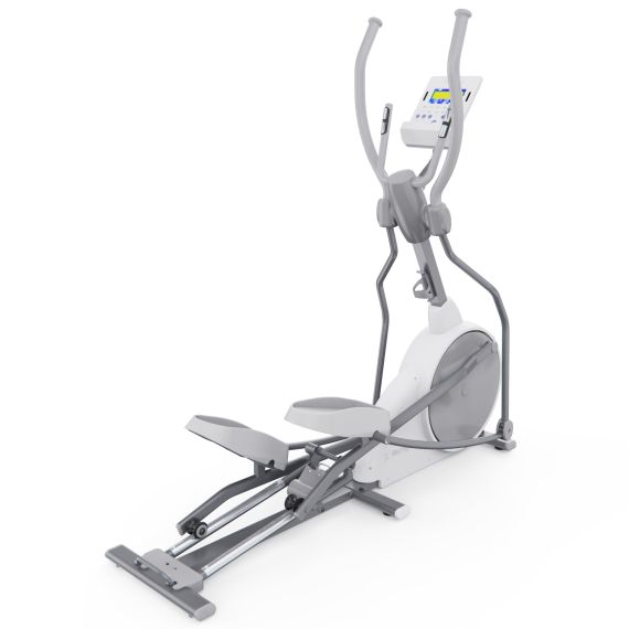 ЭЛЕКТРОМАГНИТНЫЙ ЭЛЛИПТИЧЕСКИЙ ТРЕНАЖЕР DFC WESTINGHOUSE 13Y, БЕЛЫЙ, С ИЗМЕНЯЕМЫМ УГЛОМ НАКЛОНА