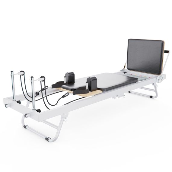 СТОЛ ДЛЯ ПИЛАТЕСА (РЕФОРМЕР) DFC С ДЕРЕВЯННЫМИ ВСТАВКАМИ