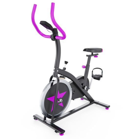 СПИН-БАЙК DFC WER SPORTS  PSP-BIK-108 ЧЁРНО-РОЗОВЫЙ