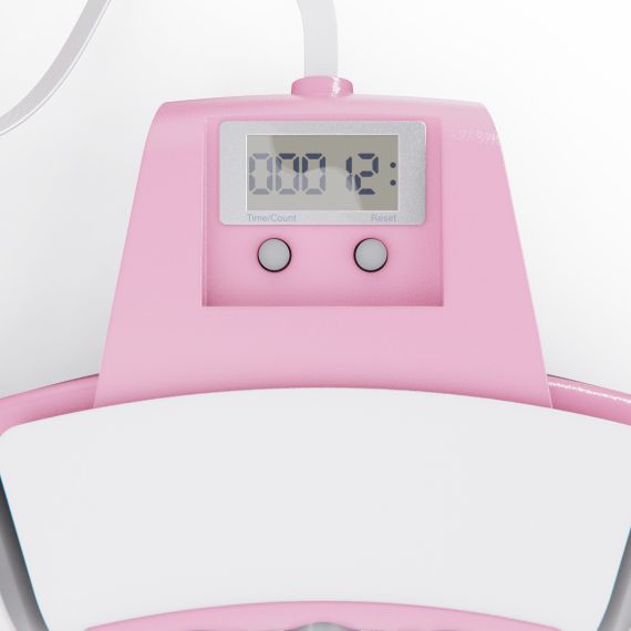 УМНЫЙ ОБРУЧ ДЛЯ ФИТНЕСА DFC ХУЛА-ХУП, 14 ЗВЕНЬЕВ, РОЗОВЫЙ