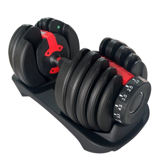 РЕГУЛИРУЕМАЯ ГАНТЕЛЬ DFC SQ-DB003 ОТ 2,5 ДО 24 КГ (15 УРОВНЕЙ НАГРУЗКИ)