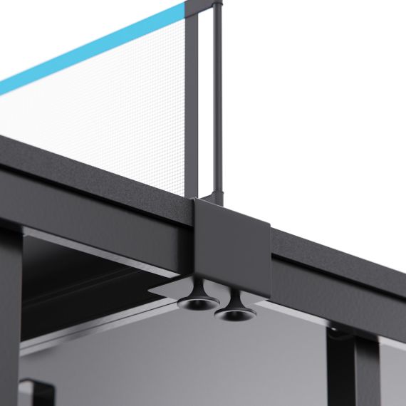 ТЕННИСНЫЙ СТОЛ DFC RQ24002, РАЗМЕР ПО СТАНДАРТУ ITTF 274 X 152, С СЕТКОЙ И РАКЕТКАМИ