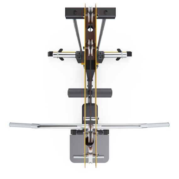 ТРЕНАЖЕР ТЯГА СВЕРХУ/СНИЗУ STONERISE D2017H, СВОБОДНЫЕ ВЕСА, СТЕК 80 КГ