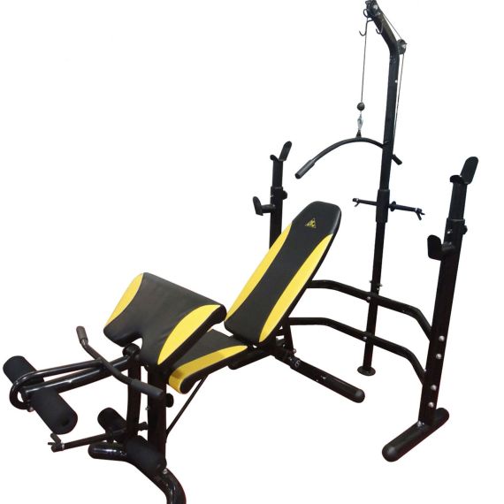 СКАМЬЯ СО СТОЙКАМИ ПОД ШТАНГУ DFC D780