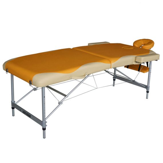 МАССАЖНЫЙ СТОЛ DFC NIRVANA ELEGANT PREMIUM, ЦВЕТ ОРАНЖЕВО-БЕЖЕВЫЙ