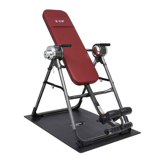 ИНВЕРСИОННЫЙ СТОЛ Z-UP-3B, 220В, КОРЕЯ, СЕРЕБРЯНАЯ РАМА, ЧЕРНАЯ СПИНКА