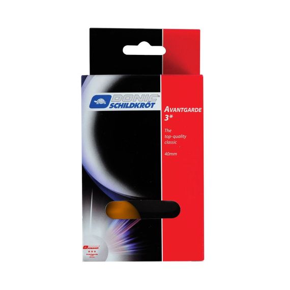 МЯЧИКИ ДЛЯ Н/ТЕННИСА DONIC AVANTGARDE 3, 6 ШТУК, ОРАНЖЕВЫЙ