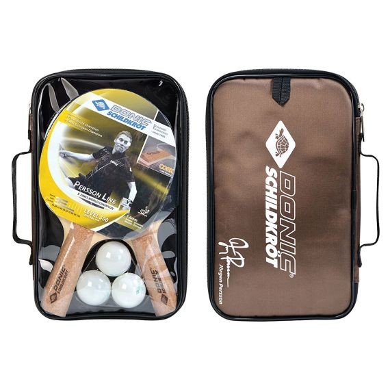 НАБОР DONIC PERSSON 500 (2 РАКЕТКИ, 3 МЯЧИКА, ЧЕХОЛ)