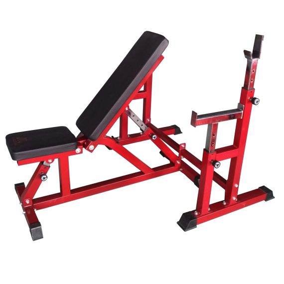 СКАМЬЯ СО СТОЙКАМИ ПОД ШТАНГУ DFC DZ005AB