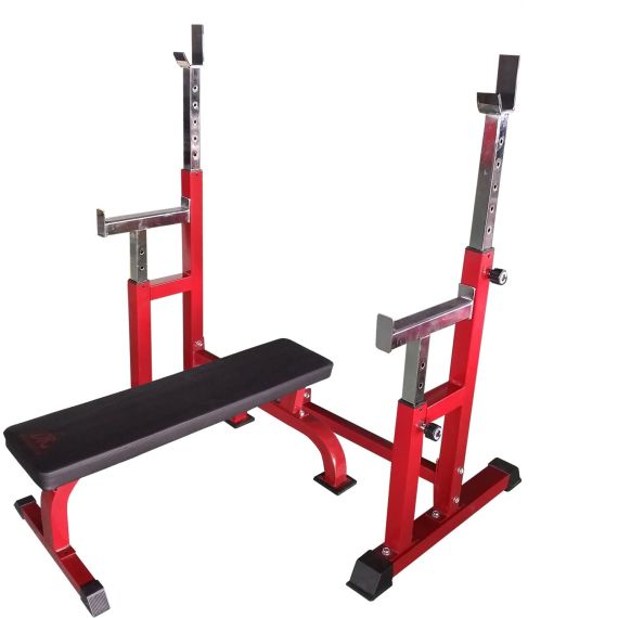 СКАМЬЯ СО СТОЙКАМИ ПОД ШТАНГУ DFC DZ005FB