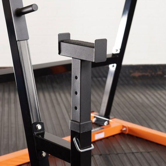 СТОЙКА ПОД ШТАНГУ DFC ЧЕРНАЯ/ОРАНЖ. DSST14 (ДВА КОРОБА)