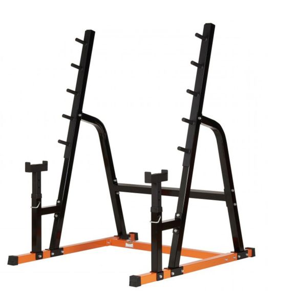 СТОЙКА ПОД ШТАНГУ DFC ЧЕРНАЯ/ОРАНЖ. DSST14 (ДВА КОРОБА)