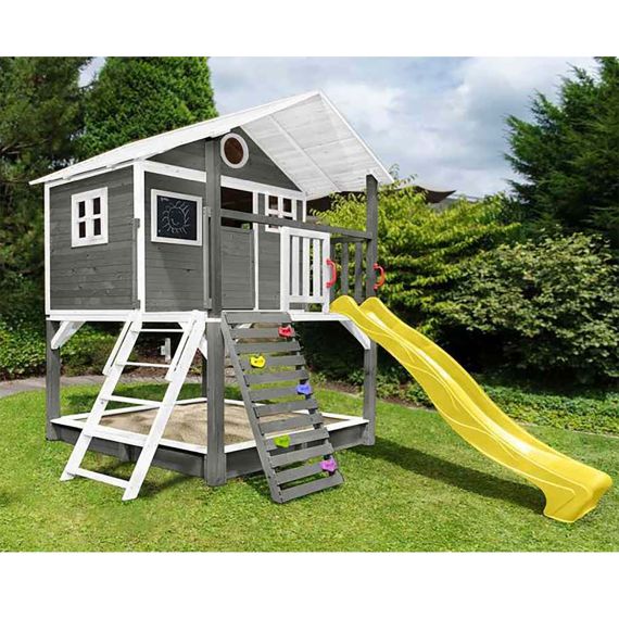 ДЕТСКИЙ ДЕРЕВЯННЫЙ ГОРОДОК DFC DKW298 (7 КОРОБОВ + ГОРКА)