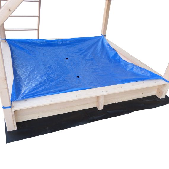 ДЕТСКИЙ ДЕРЕВЯННЫЙ ГОРОДОК DFC DKW298 (7 КОРОБОВ + ГОРКА)