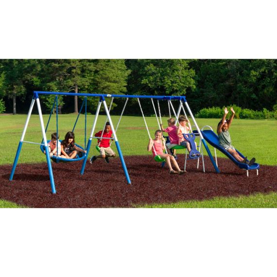 ДЕТСКИЙ КОМПЛЕКС DFC КАЧЕЛИ, КАЧЕЛИ-ГНЕЗДО И ГОРКА 76208